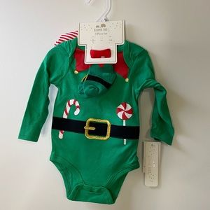 NWT Newborn Elf Outfit 3 Piece Set - Size 0-3M